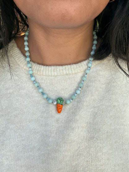 Plucked Carrot  Necklace