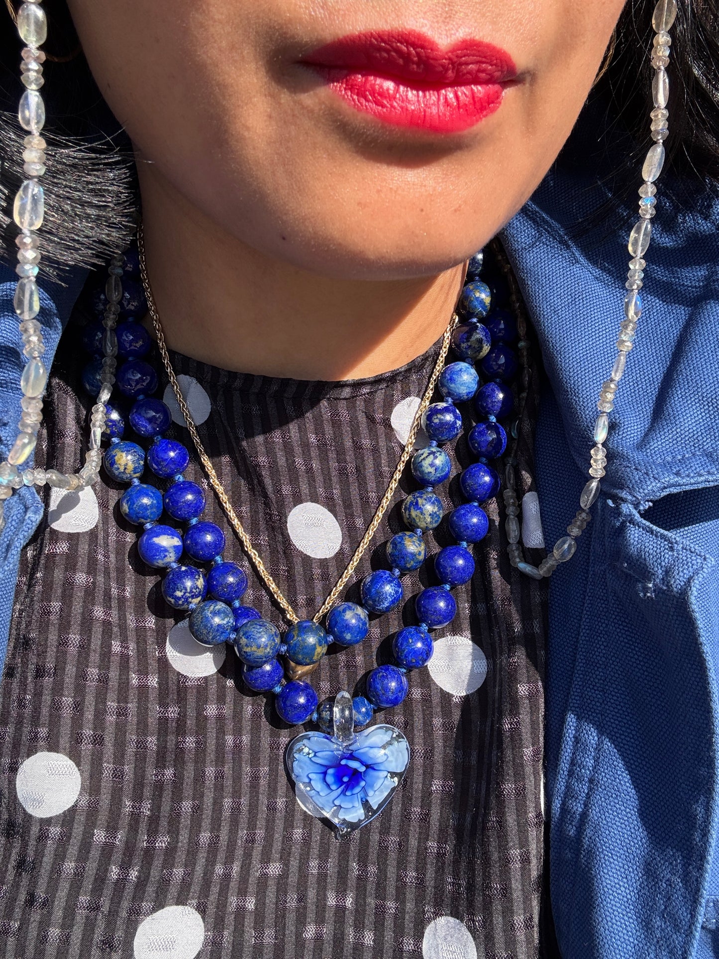Blueberry Bold Necklace - Limited