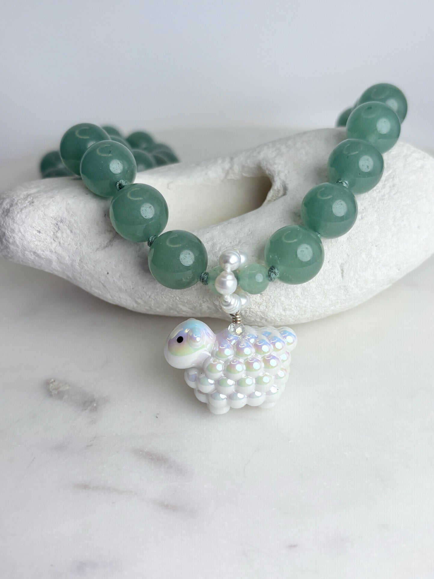 Baa Baa Sheep Grass Necklace