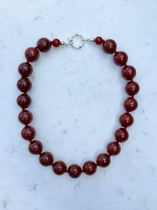 Cinnamon Bold Deluxe Necklace - One Of A Kind