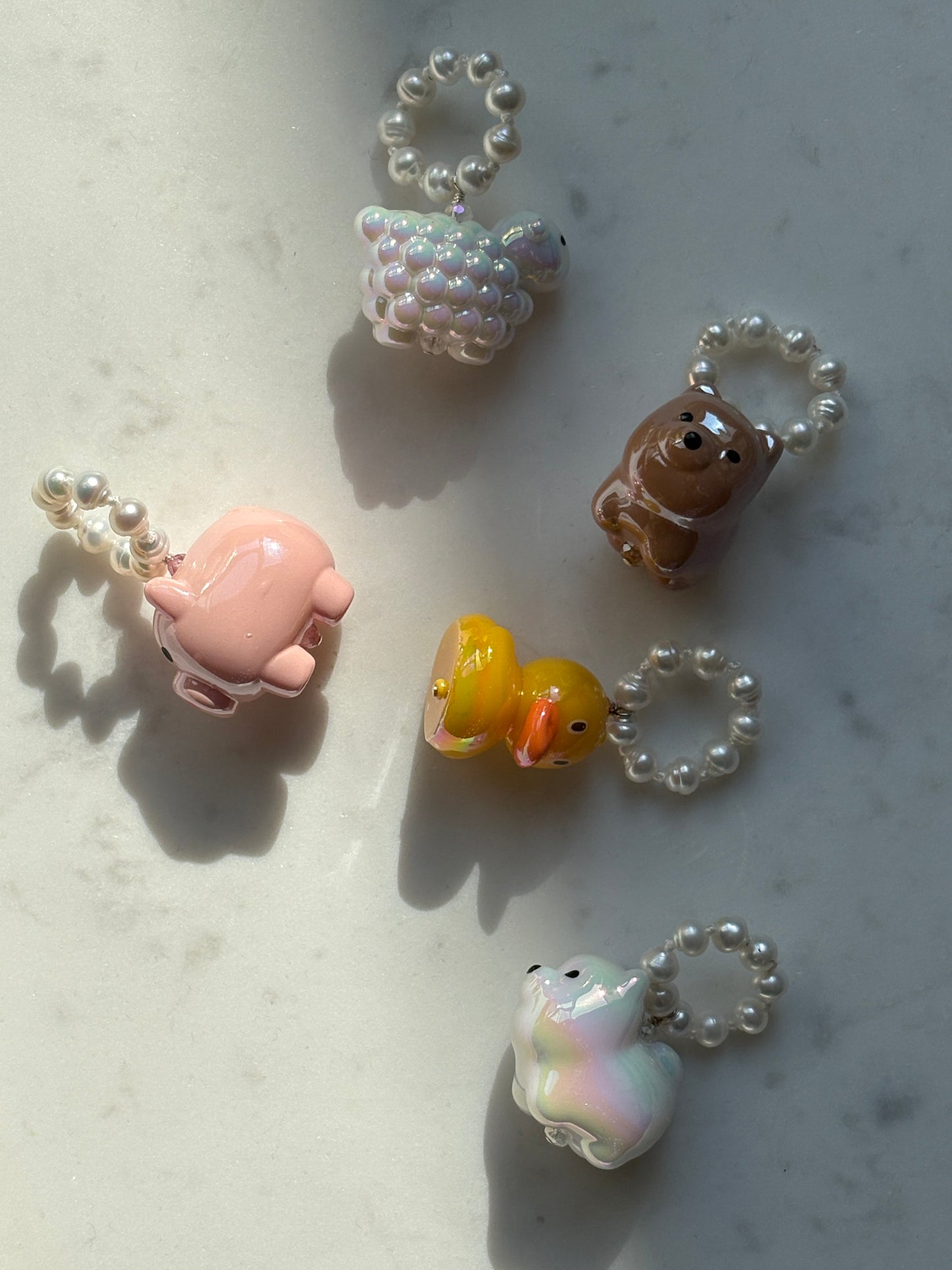 Baa Baa Sheep Pendant - 10mm/12mm