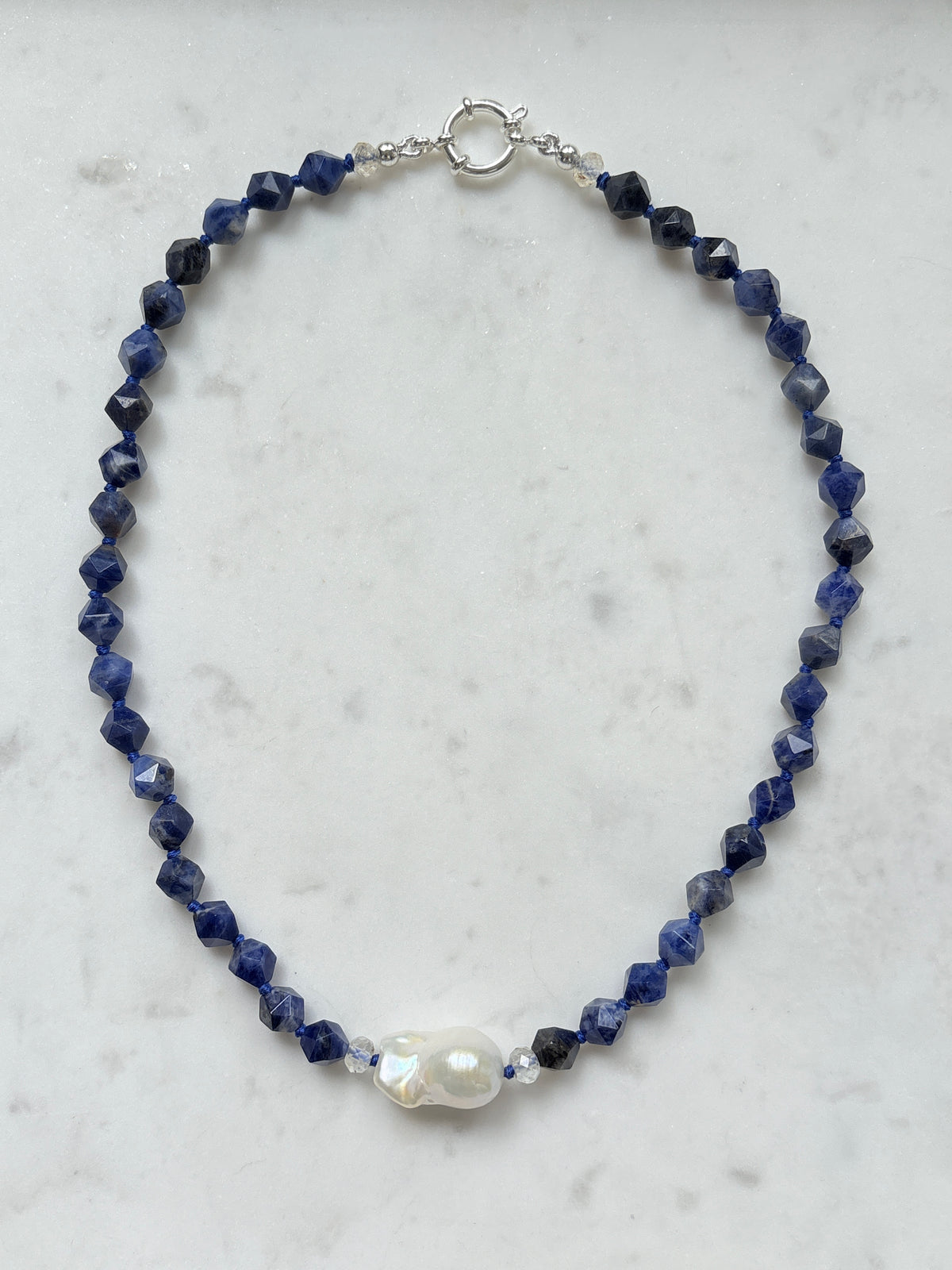 Star Cut Embrace Sodalite Necklace - Limited