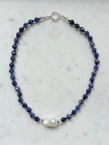 Star Cut Embrace Sodalite Necklace - Limited