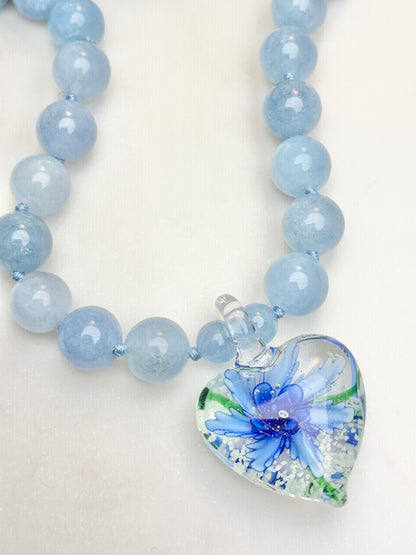 Love You After Dark Abyss Necklace - One Of A Kind