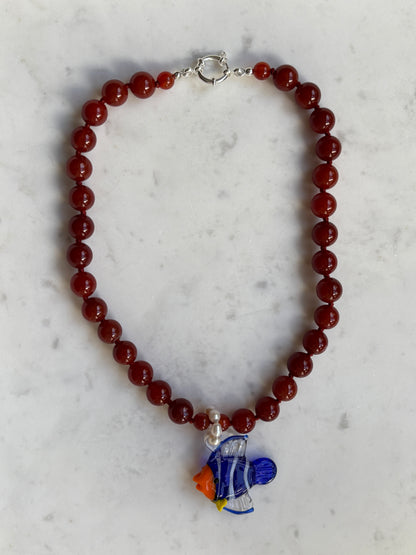 Blu Tang Necklace - One Of A Kind