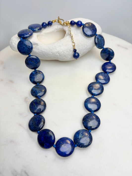 Cobalt Bold Necklace - One Of A Kind