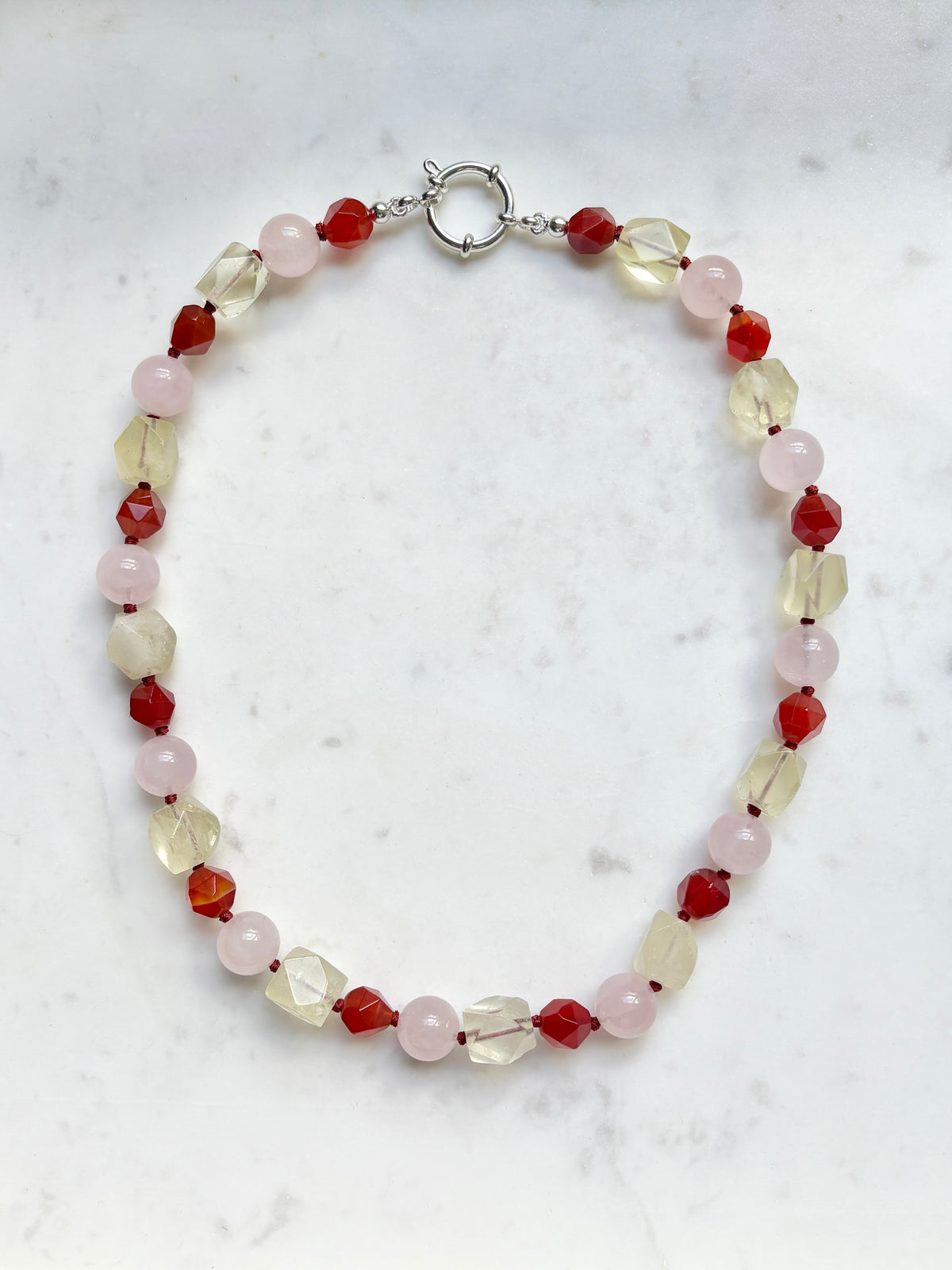 Warm Lemon Candy Mix Necklace - Limited