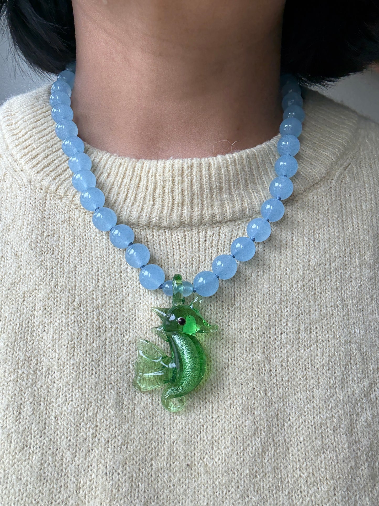 Sassy Sea Stead Seafoam Necklace