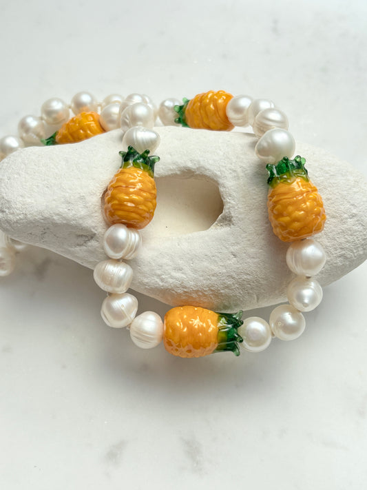 Pineapple Pickin' Necklace - Limited