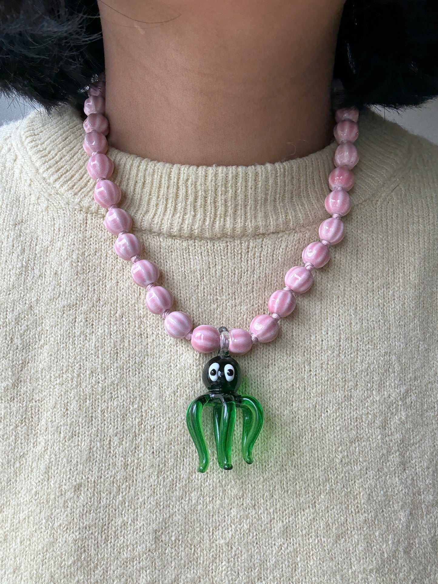Little Kraken Seafoam Necklace - Limited
