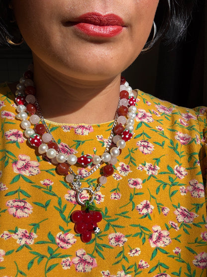 Strawberry Pickin' Necklace