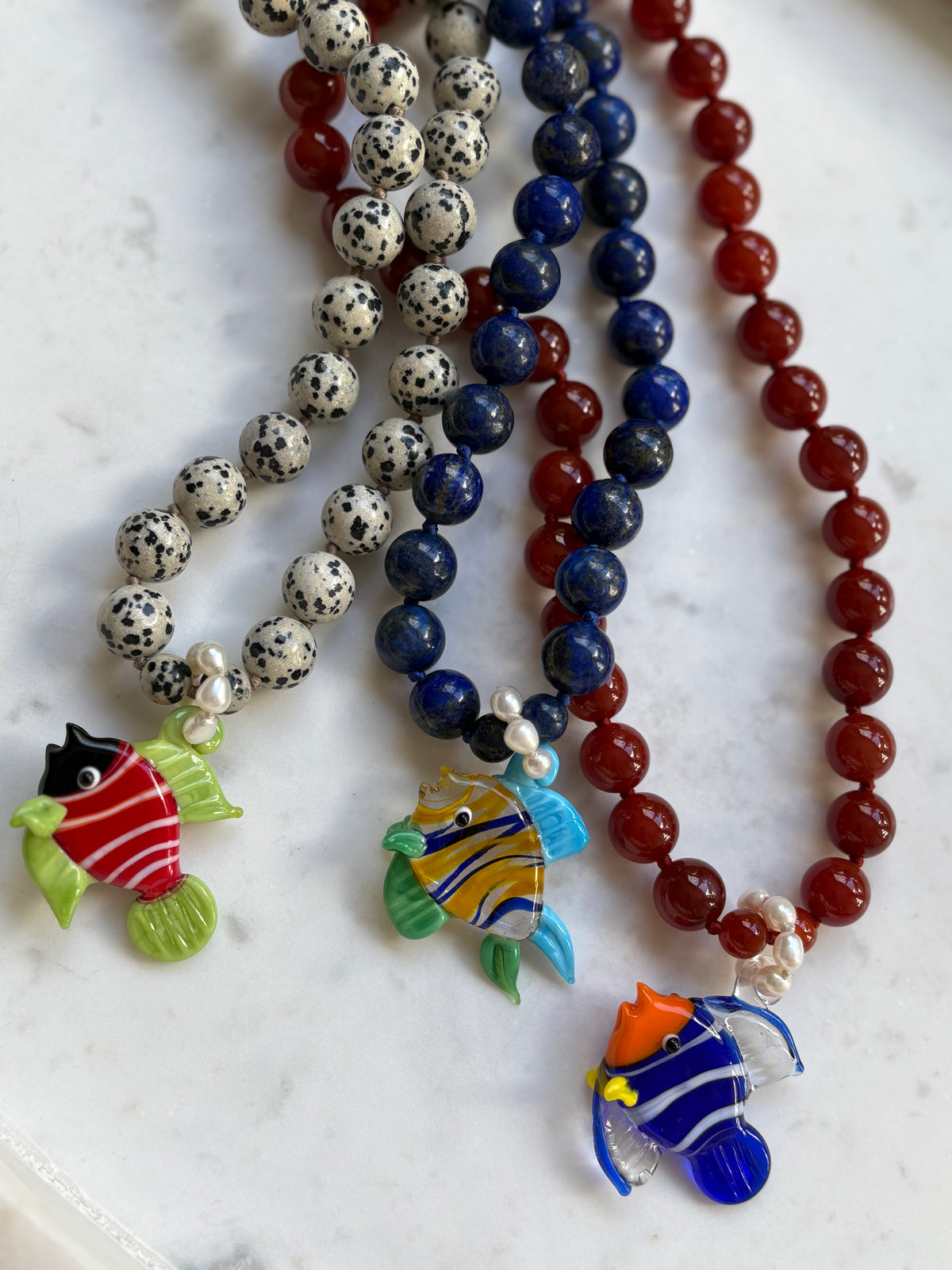 Tropical Tiger Necklace - One Of A Kind