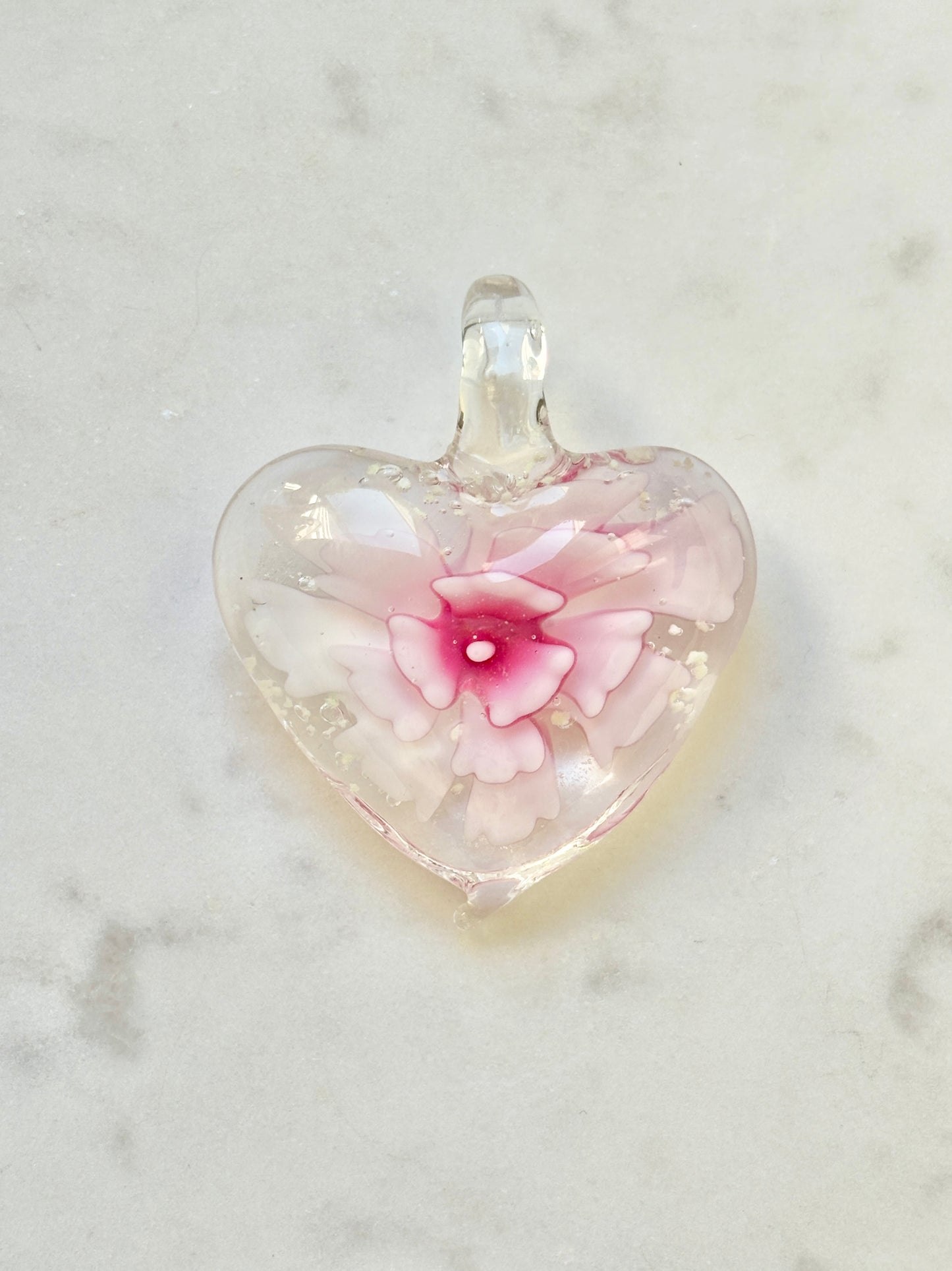 Heart In Bloom Pendant - One Of A Kind