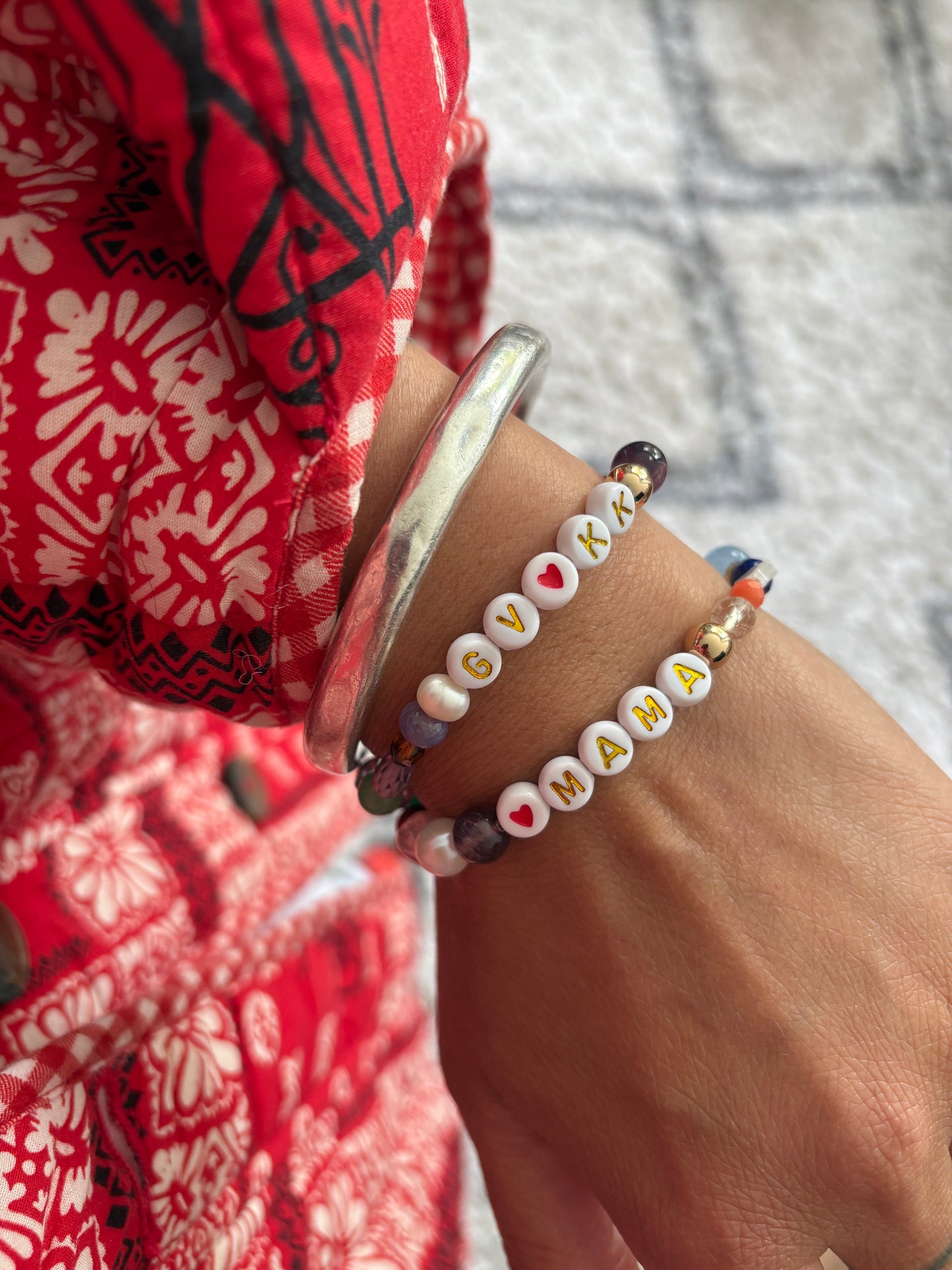 Mixed Love Note Bracelet