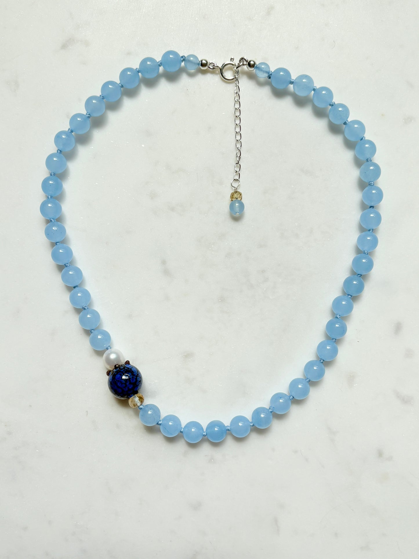Blueberry Fruit Loops Necklace