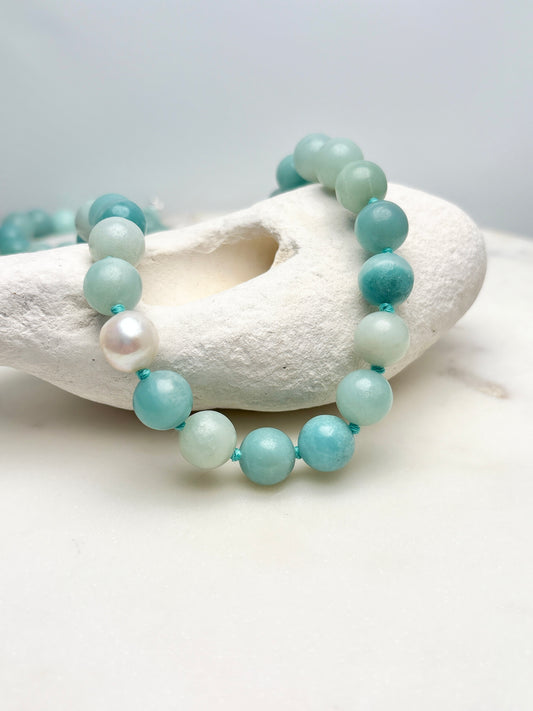 Amazonite O’Clock Necklace