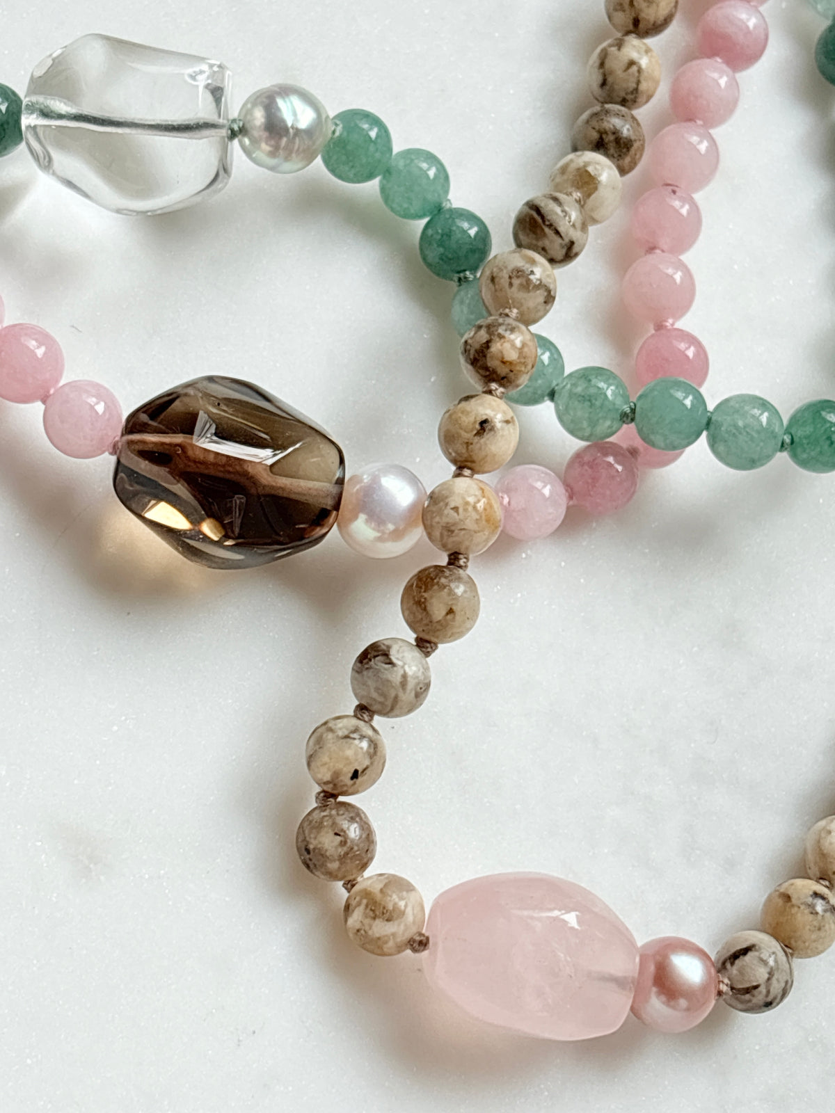 Pebble Pop Burmese Jade Necklace - Limited