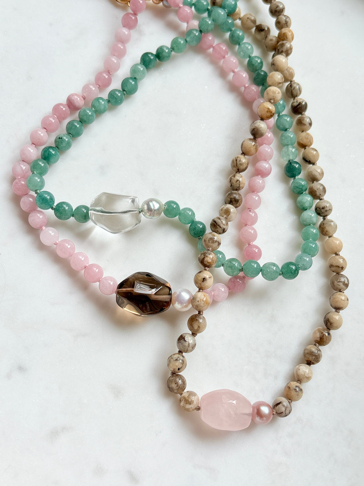 Pebble Pop Burmese Jade Necklace - Limited