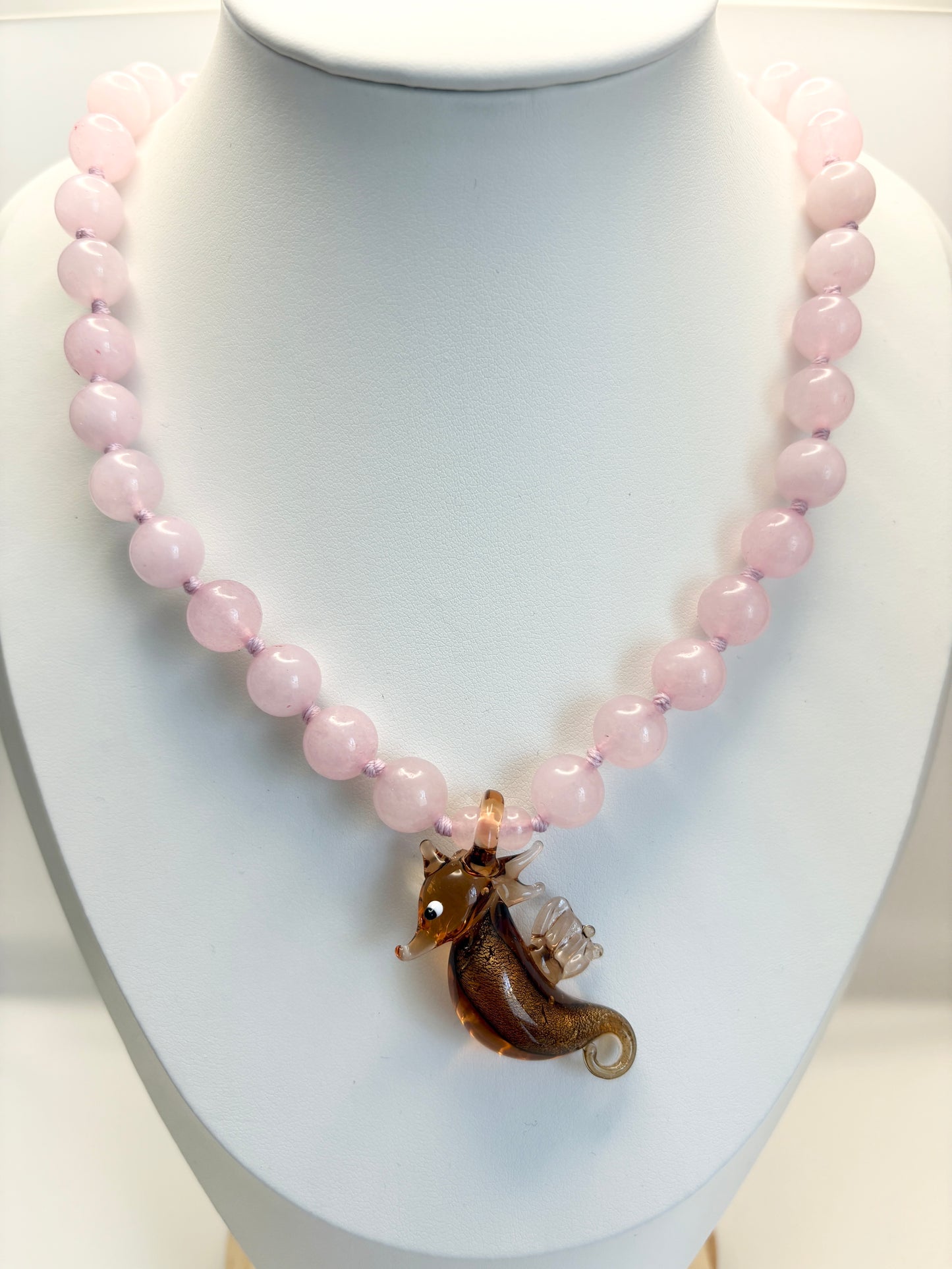 Sassy Sea Stead Rose Necklace