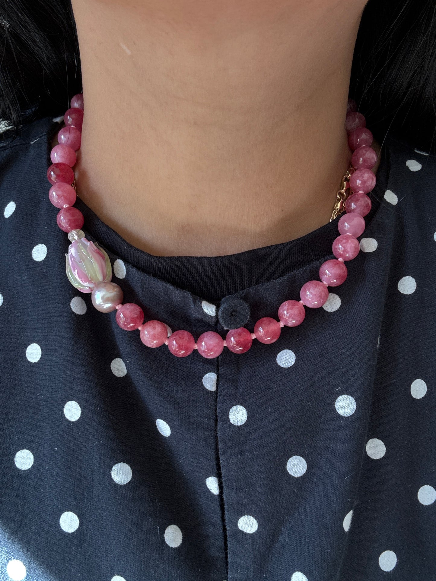 Enchanted Tulip Tourmaline Necklace - Limited
