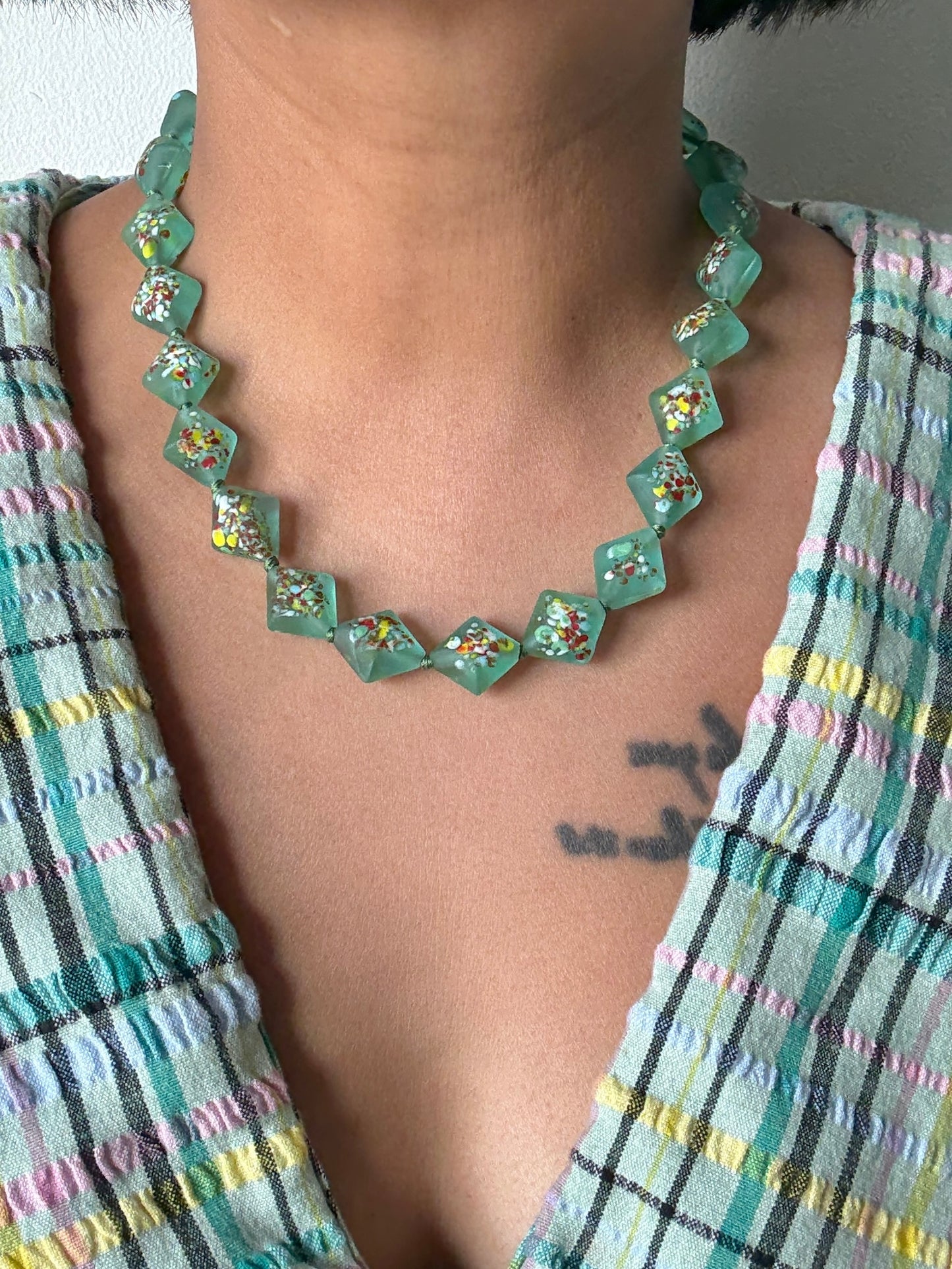 Birthday Sprinkles Leaf Bold Necklace - Limited
