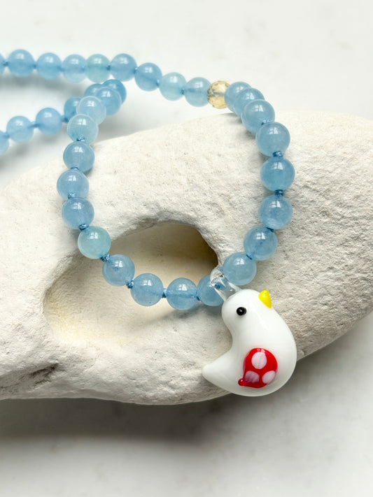 Tweet Tweet Cloud Necklace