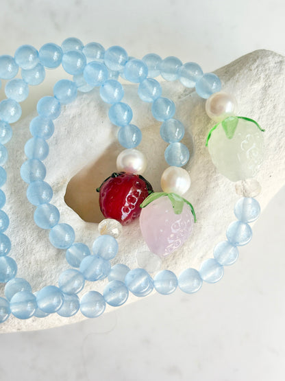 Strawberry Fruit Loops Bracelet