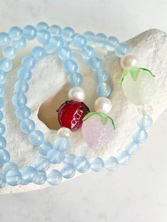 Strawberry Fruit Loops Bracelet