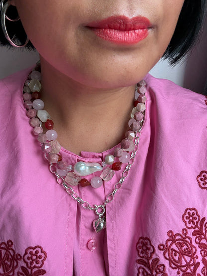 Warm Lemon Candy Mix Necklace - Limited