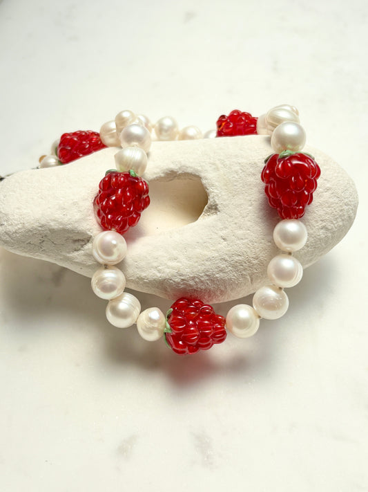 Raspberry Pickin' Necklace - Limited