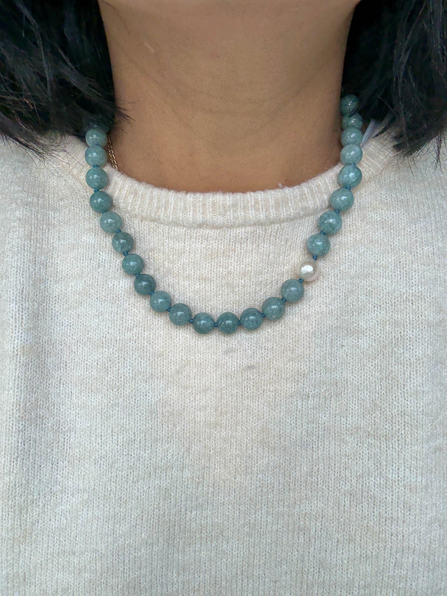 Burmese Jade O’Clock Necklace