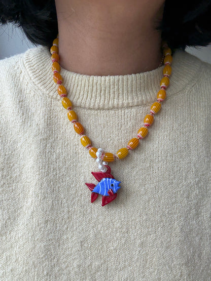 Lemon Sherbet MF Bold Necklace - Limited