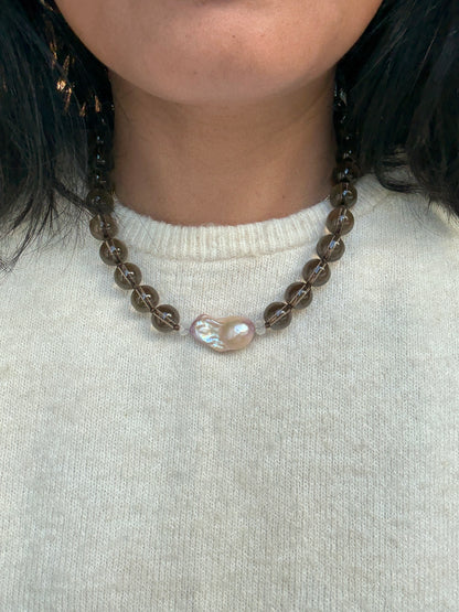 Baroque Embrace Deluxe Rose Necklace