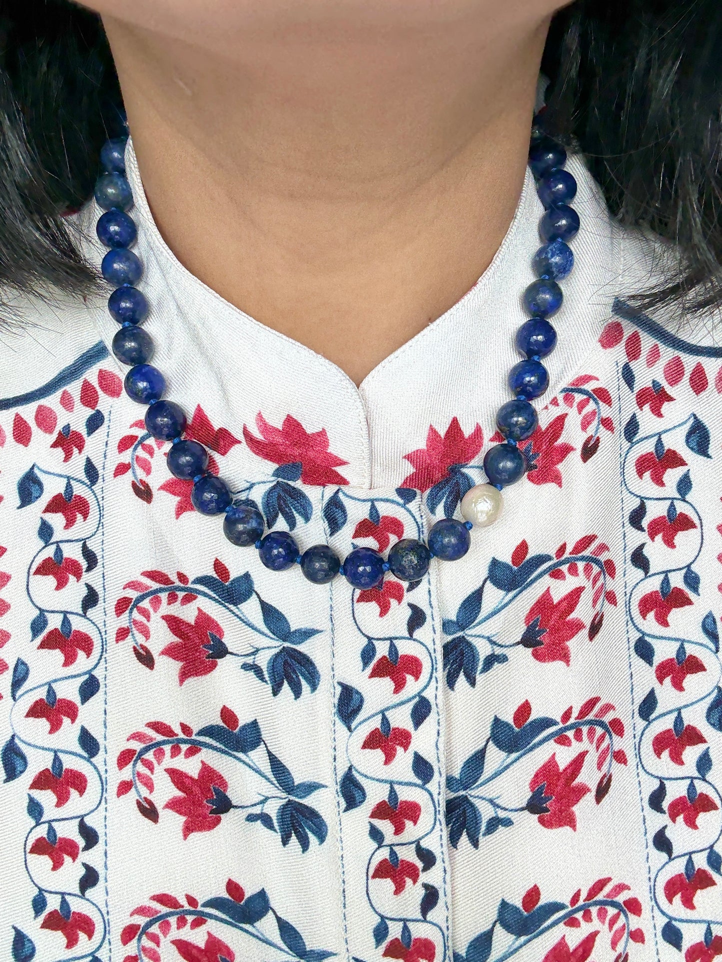 Lapis Lazuli O’Clock Necklace