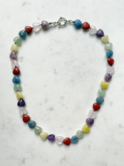 Heart Confetti Necklace