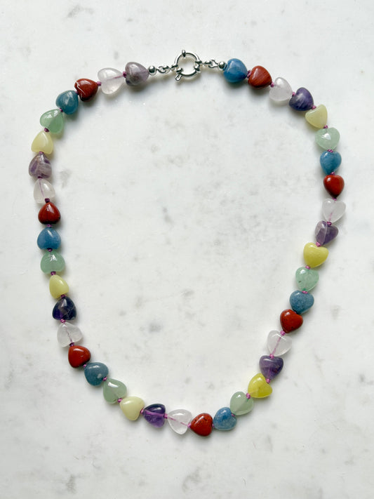 Heart Confetti Necklace