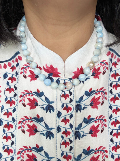 Persian Gulf Chalcedony O’Clock Necklace