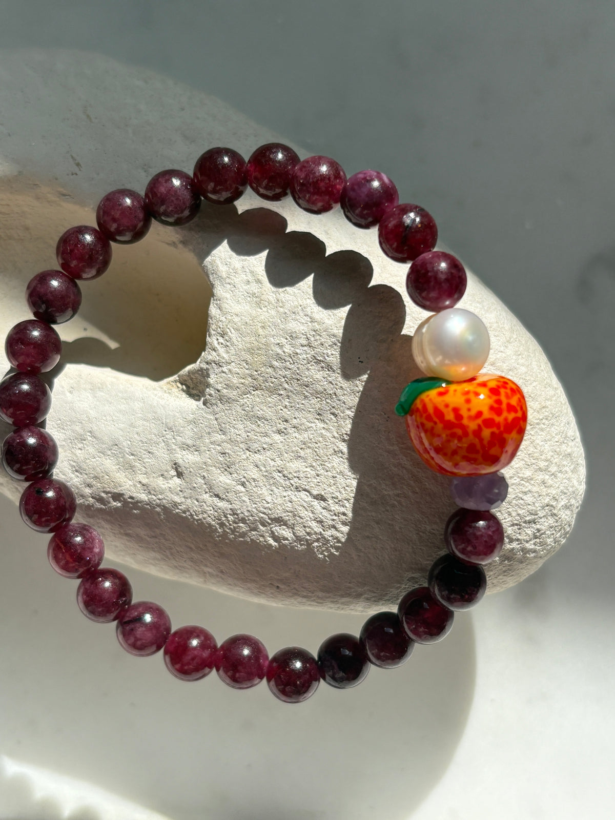 Nectarine Fruit Loops Bracelet