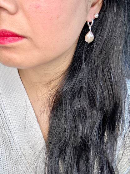 Elle Purple Earring