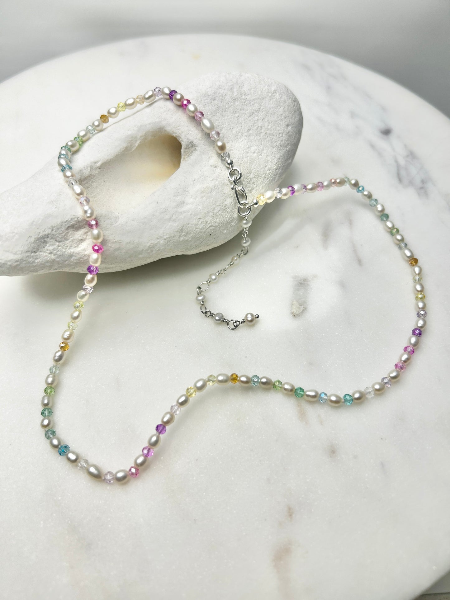 Rainbow Sprinkles Mini Necklace