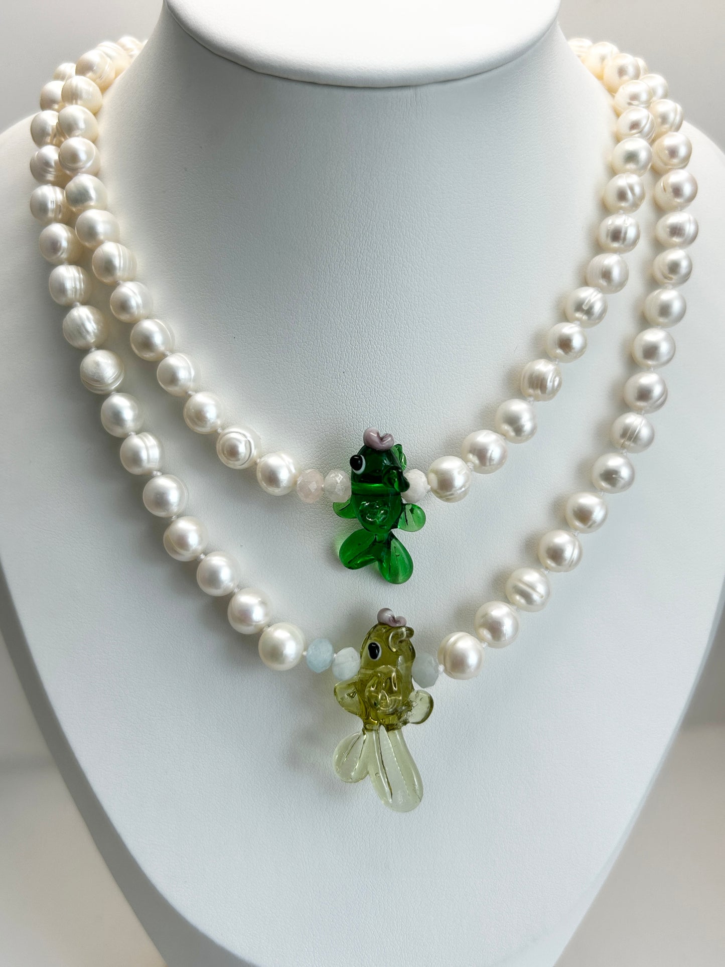Pearly Splash & Dash Necklace
