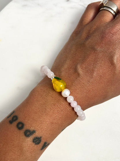 Pear Fruit Loops Bracelet