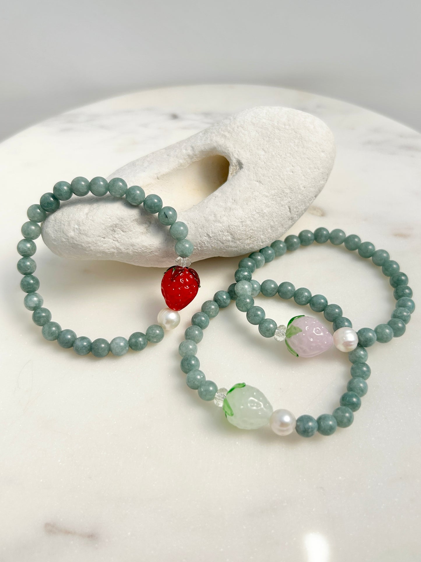 Strawberry Fruit Loops Bracelet