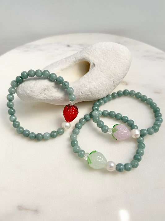 Strawberry Fruit Loops Bracelet