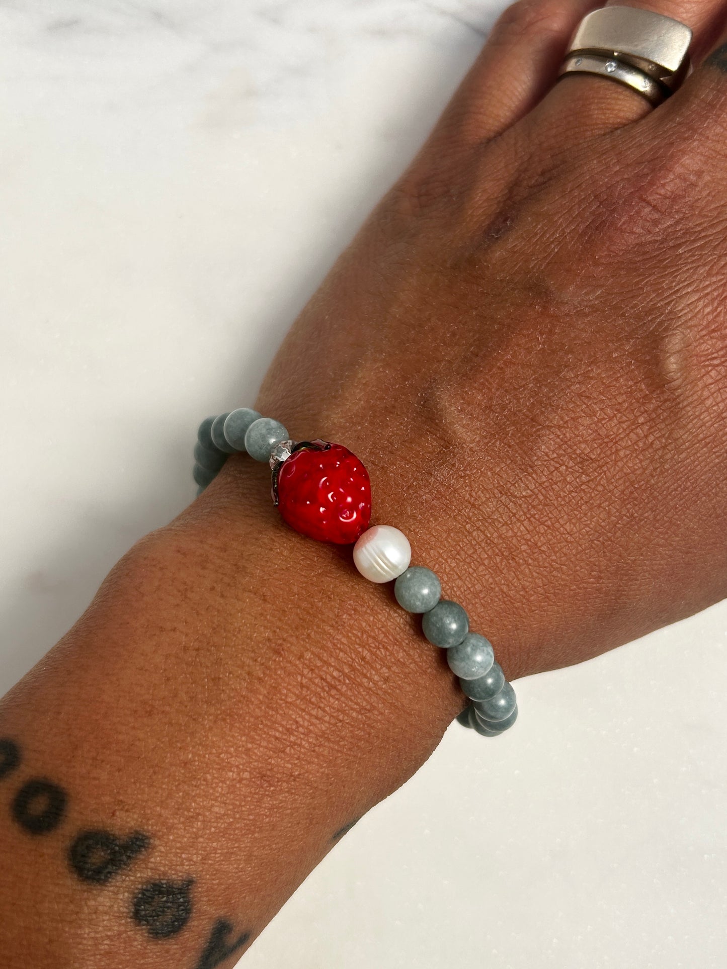 Strawberry Fruit Loops Bracelet