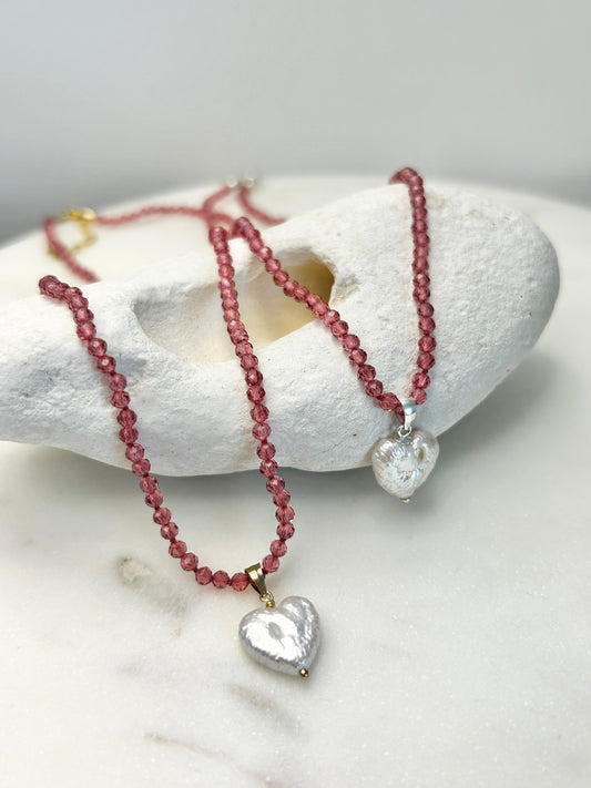 Dearly Beloved Blush Necklace - One Of A Kind