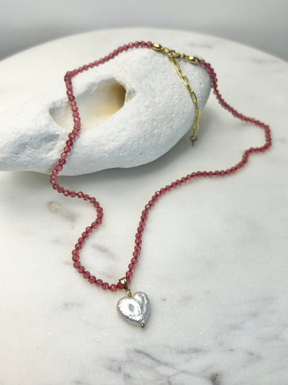 Dearly Beloved Blush Necklace - One Of A Kind