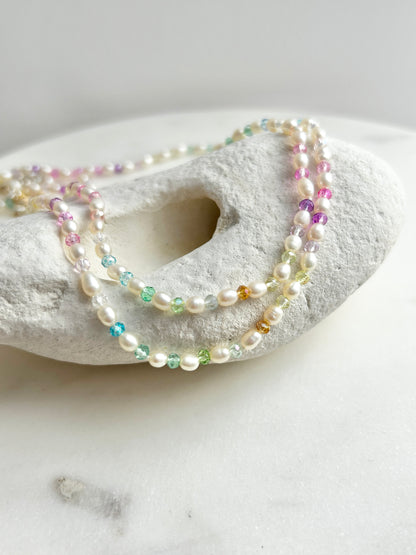 Rainbow Sprinkles Mini Necklace