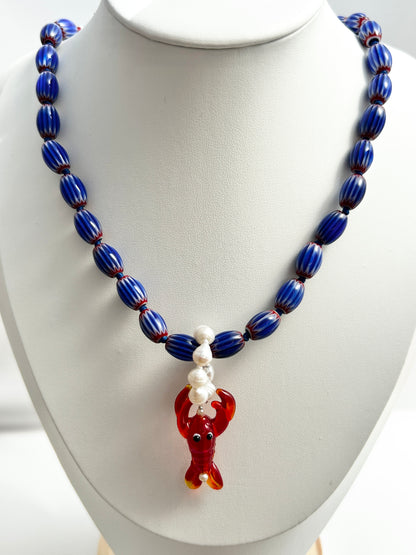Lola Lobster Necklace