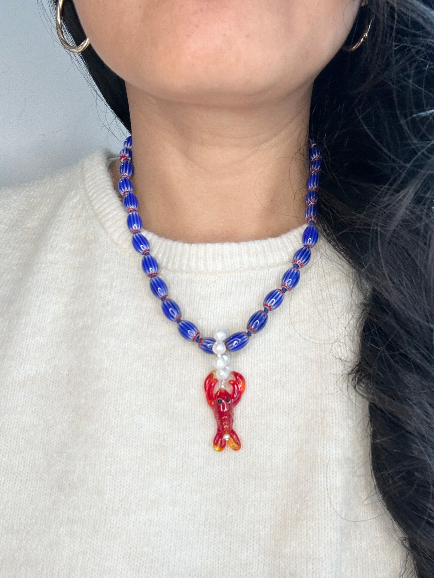 Lola Lobster Necklace